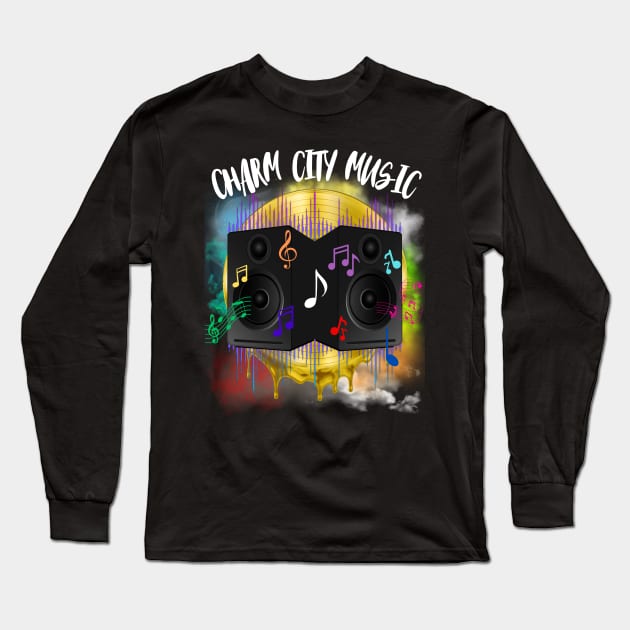 CHARM CITY MUSIC DESIGN Long Sleeve T-Shirt by The C.O.B. Store